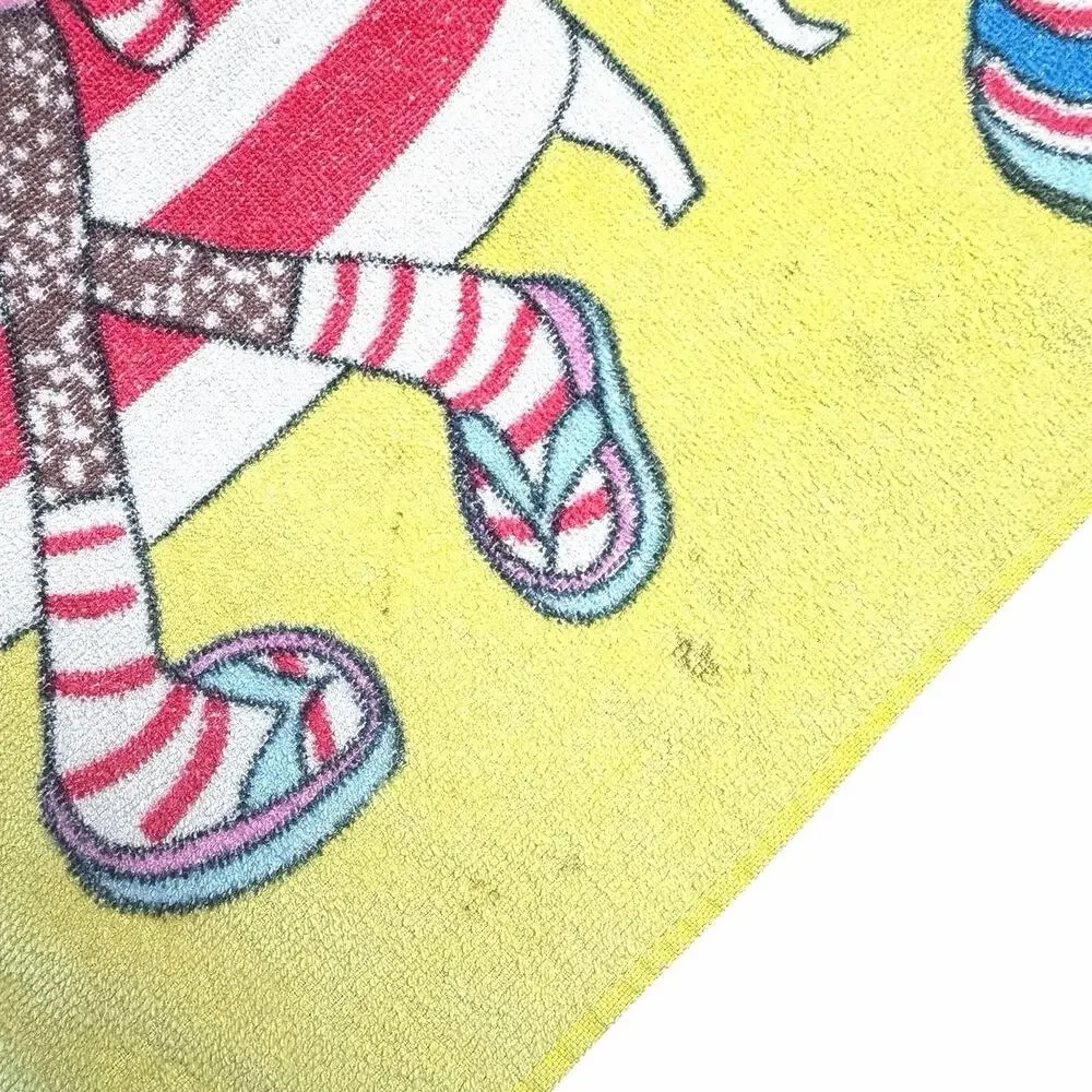 Vintage Sock Monkey Novelty Beach Towel 25 X 50 inch